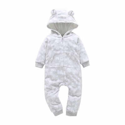 

2019 New Born baby Winter Atutumn warm clothes boys Girls tracksuit newborn baby long sleeved rompers girls cotton jumpsuit
