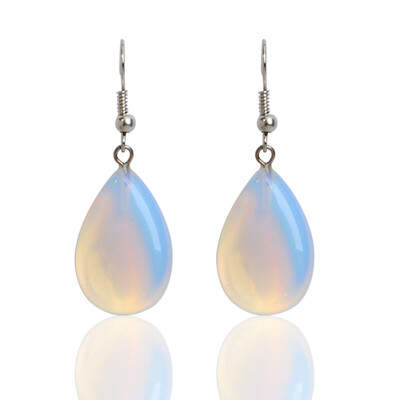 

Delicate Womens Opal Jewelry Drop Dangle Earrings Wedding Engagement Fashion Earrings Selling