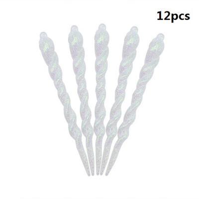 

Simulation Icicle Xmas Tree Hanging Ornament Winter Frozen Party Hanging Decoration