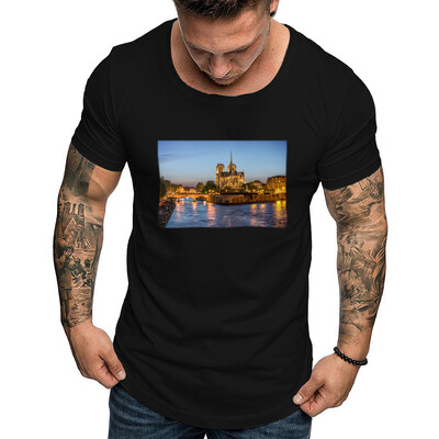 

Tailored Fashion Mens Printing Tees T-Shirt Short Sleeve Top Blouse