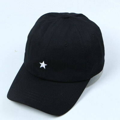 

Korean Simple Hat New Spring&Summer Female Baseball Cap Letter Embroidery Pentagon Star Outdoor Leisure