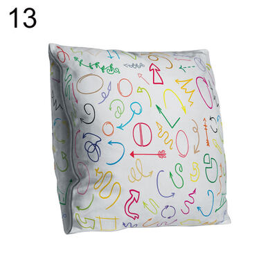 

Double-sided Print Geometric Fish Throw Pillow Case Cushion Cover Bed Car Decor
