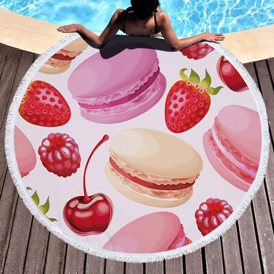 

Toponeto 1 PC Round Beach Pool Home Shower Towel Blanket Table Cloth Yoga Mat