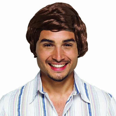 

Gobestart Short Wig for Men Vogue Cosplay Party Costume Handsome Cool Wig BW