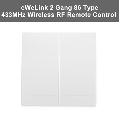 

eWeLink Push Button Wall Light Switch Remote Controller 3 Gang 86 Type ONOff Switch Panel 433MHz Wireless RF Remote Control Trans