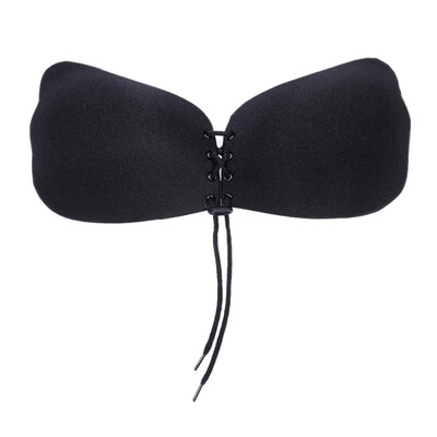 

Adhesive Silicone Strapless Push Up Seamless Bra Backless Bralette Invisible Breathable Wings Style Underwear Sexy Women Autumn