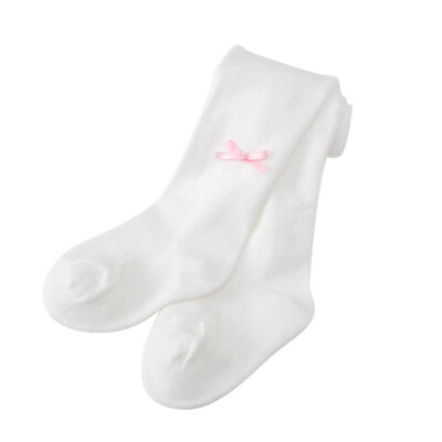 

Infant Tights Girls Leg Warmer Children Baby Fall Stockings Cotton Tights With Bowknot