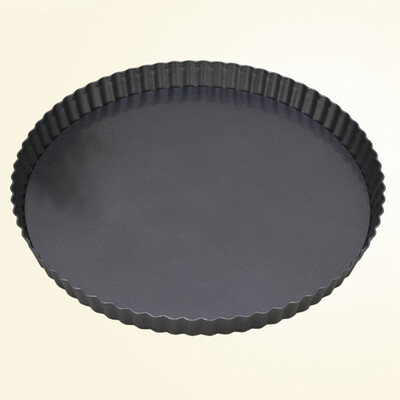 

11" Non-Stick Baking Tray Carbon Steel Round Oven Tray Pizza Pan Dish Plate