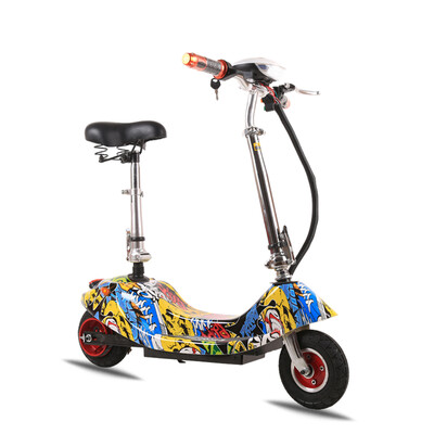 

BYUEBIKE small dolphin Mini driving folding car, lady's small two wheeled scooter