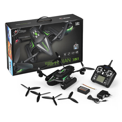 

Вэйли Quadcopter 2.4G дистанционного управления самолета дистанционного управления модели самолета самолет игрушка четыре ротора БЛА вооружившись десантный корабль Q353 авианосец Зеленый Черный
