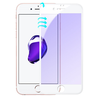 

Локк (ROCK) Apple 8 полноэкранного фильм / iPhone8 стал фильм / 3D мягкого двусторонний анти-Blu-Ray фильм / фильм 0.23mm белых сотового телефона взрыв