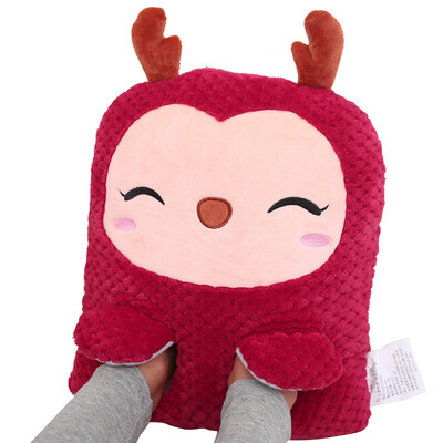 

e·warmer pillow type multi-function USB warm foot treasure charge charging treasure cartoon electric heating foot shoes warm