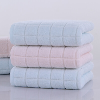 

Jiuzhou deer towel home 2 loaded cotton comfortable absorbent increase face towel thickening couple towel adult wash face towel face towel square towel blue powder 3370cm
