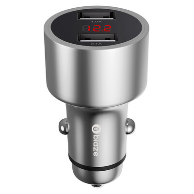 

Biya car charger car charger cigarette lighter MC12 black 31A three USB one pull three intelligent output automatic shunt LDE digital voltage detection