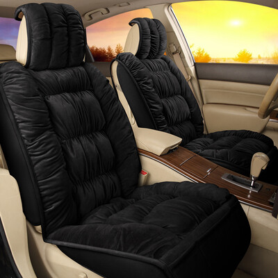 

Love Green Energy IGEG car seat four seasons universal cushion cover full surrounded by thickening plush sagitar magotan Tiguan way Camry Fox Corolla Tiguan upgrade charm purple