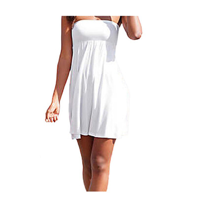 

Vanker Womens Sexy Push-up Wrapped Chest Pad Dress Skirt Swimwear Swimsuit Swimdress