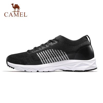 

Camel CAMEL sneakers couple running shoes fashion casual men&women shoes lightweight breathable mesh shoes running shoes A912318115 male models black 43