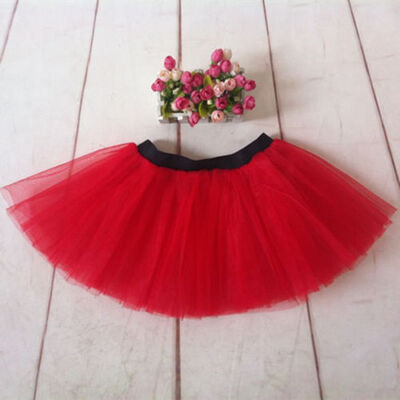

3Layers Adult Women Tutu Tulle Skirt Petticoat Dance Halloween Party Fancy Dress
