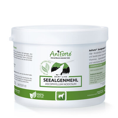 

Germany AniForte Organic cats&dogs Seaweed powder 250g Bright hair move to tears Bright black nose