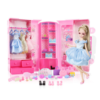 

Le Jirbi Barbie doll suit gift box celebrity wardrobe sweetheart party girl princess birthday gift A046