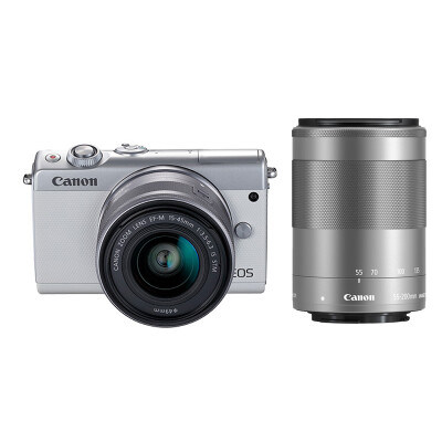 

Canon (Canon) EOS M100 миниатюрный одиночный комплект головы белый (EF-M 15-45mm) и (EF-M 55-200mm)