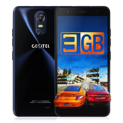 

GEOTEL Note 5.5 Inch HD Screen 3GB RAM 16GB ROM 8.0MP MT6737 Quad core 4G LTE Android 6.0 Smartphone 3200mAh