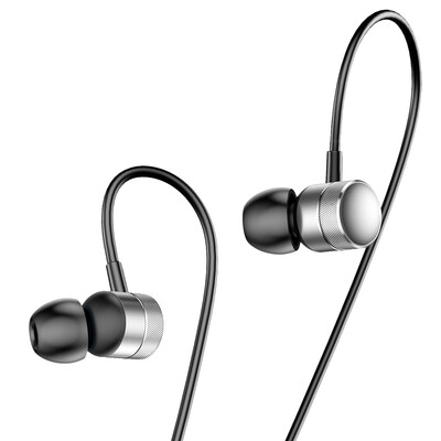 

Baseus Earphones ENCOK-H-04 Stereo Subwoofer Headphones Fidelity in-ear earphones with Microphones Compatible with 35MM silver