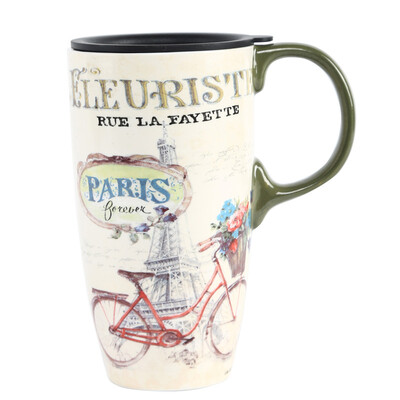 

A TingTall Ceramic Travel Mug 17 oz. Sealed Lid With Gift Box