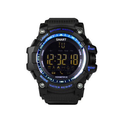 

New Sport smart watch buzzer sound alarm sport monitor IP67 waterproof burned calory men watch remote camera watches CASIMA EX16