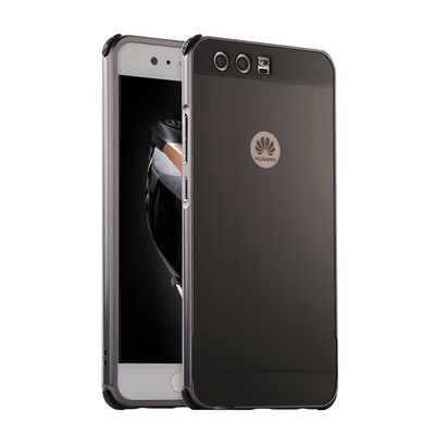 

Luxury Case for Huawei P10 Plus Aluminum BumperAcrylic Panel Back Glossy Business Cover for Huawei P10 Plus
