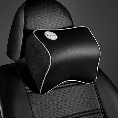 

Biaz car headrest lumbar support BT02 car seat cushion pillow neck pillow car pillow black breathable Danny leather space memory cotton