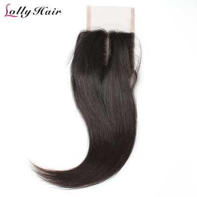 

Lace Closure Peruvian Virgin Hair Straight Closure 7A 100% Unprocessed Peruvian Straight Hair 4*4 Swiss Lace Closure