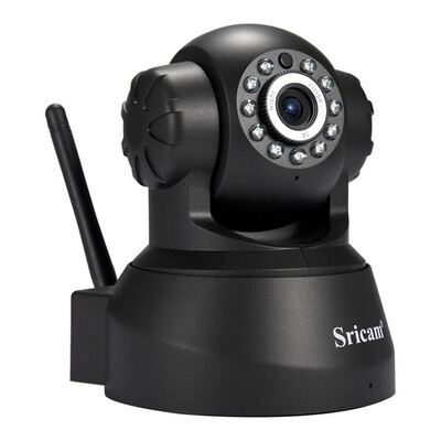 

Sricam SP012 WiFi 720P IP Camera Built-in IR-cut Onvif 128GB Micro SD Card Night Vision Indoor P2P PT CMOS Sensor