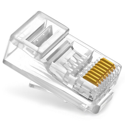 

Wins (shengwei) RC-5100 engineering grade six Gigabit crystal head 100 / box computer network broadband cable connector CAT6 unshielded 8-pin RJ45 crystal head