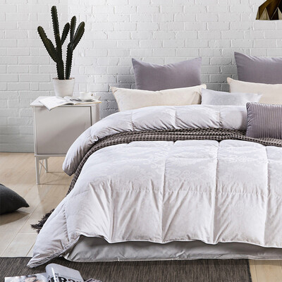 

Hongrun elegant baby was core spinning jacquard 95 white goose comfortable warm down quilt quilt champagne gold fill volume 115kg 200 230cm