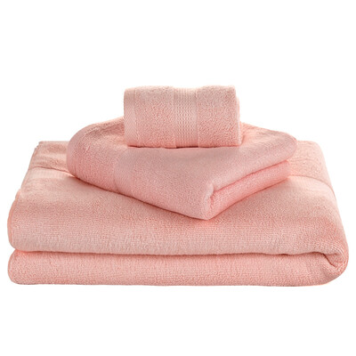 

3 Piece includes 1 face towel 1 hand towel&1 bath towel