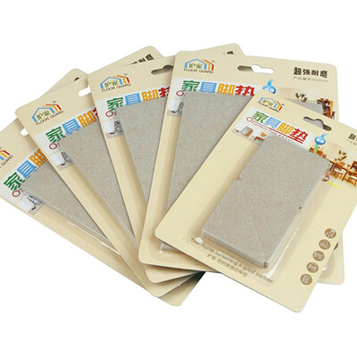 

Jingdong Supermarket Guardian FLOOR GUARD HDT29 Felt Table Chair Foot Pad Floor Protection Pad Set Total 6 Cards
