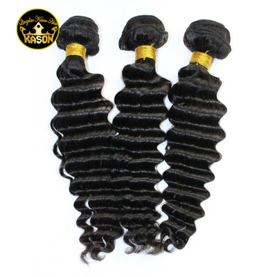 

Kason Malaysian Virgin Hair Deep Wave 3 Bundles Unprocessed Human Virgin Hair Weave No Tangle No Shedding