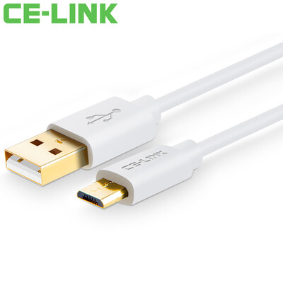 

CE-LINK 4064 MICRO USB Cable USB20 Phone Android Data Cable USB Charging Cable 2 Meters White CABLE CREATION