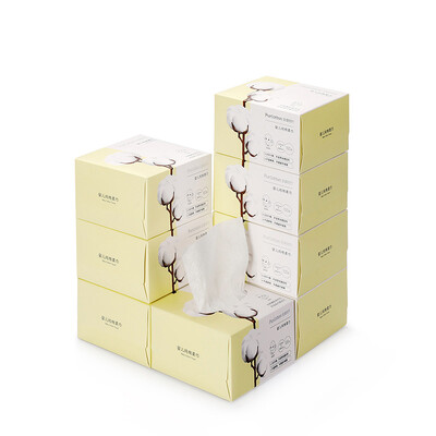 

Cotton Age PurCotton 2017 new baby cotton towel paper towel wet&dry facial tissue 11x20cm 100 pumping box 8