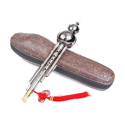 

Jingdong supermarket] Dai Ling natural gourd Zizhu rod two tone Hulusi C tune 836
