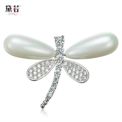 

Dai Ruobei dragonfly brooch corsage joker simple joker cape buckle pin to send his girlfriend couple gift