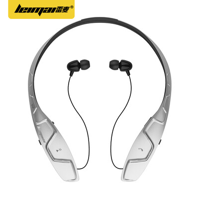 

Leimai (LEIMAI) KB23 Bluetooth гарнитуры спортивных беспроводного движения ухо музыки гарнитура стерео Bluetooth гарнитура универсальное серебро