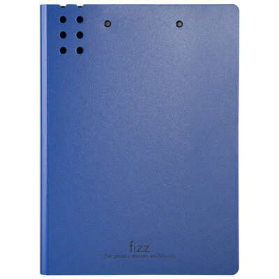 

Fizz thickened A4 long folder folder with board clip color folder office supplies dark blue A2388