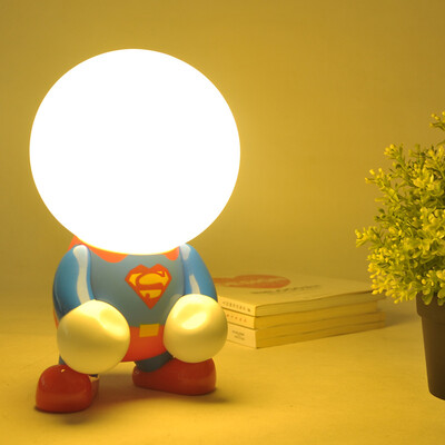 

Superman Batman Creative Table Lamp USB Charger Cartoon Light 0.3W /DC Material ABS + PS5VG07