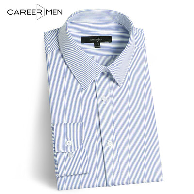 

CareerMen Mens Fashion Slim Fit Non Iron Jacquard Spread Collar Long Sleeve Dress Shirt