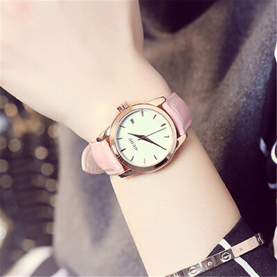 

GUOU Women Leather Quartz Watches Ladies Elegant Dress Watch Casual Calendar Clock