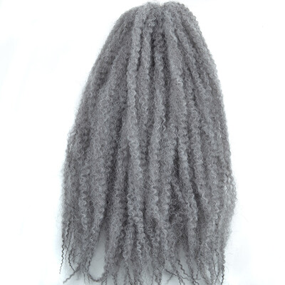 

18 Afro Kinky Twist Braids Hair Crochet Braids Hair Curl Crochet Synthetic Braiding Hair 100gPiece Brown Black Purple Color
