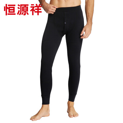 

Heng Yuan Xiang men's warm pants wool modal knee leggings wool pants dark gray 170/95