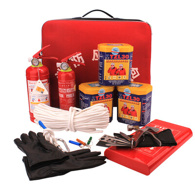 

Tencent CT fire emergency kit set family emergency rescue package fire escape emergency kit vehicle earthquake fire emergency kit 14 sets